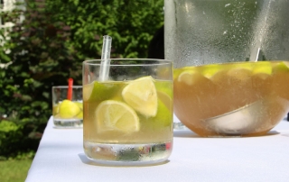 Alkoholfreier Caipirinha, erfischend und lecker, mit Ginger Ale, auch für Kinder