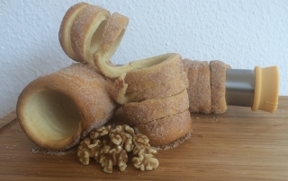 Backen Sie traditionellen Baumkuchen zuhause, mit der Form von Tescoma, Testbericht von Carl Tode Göttingen