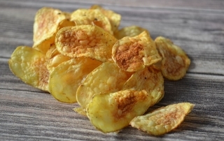 Leckere knackige Chips aus der Mikrowelle, inklusive Hobel und Schale, Halterung für Kartoffelscheiben, Carl Tode Göttingen