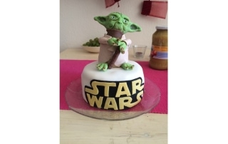 Motivtorte einer Kundin, Star Wars, Jedi, Yoda, Carl Tode Göttingen