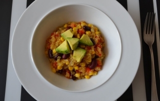 Gemüsepfanne mit Quinoa, schmeckt warm und kalt, für unterwegs, lunch, Carl Tode Göttingen