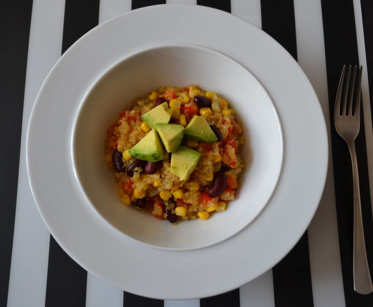 Gemüsepfanne mit Quinoa, schmeckt warm und kalt, für unterwegs, lunch, Carl Tode Göttingen