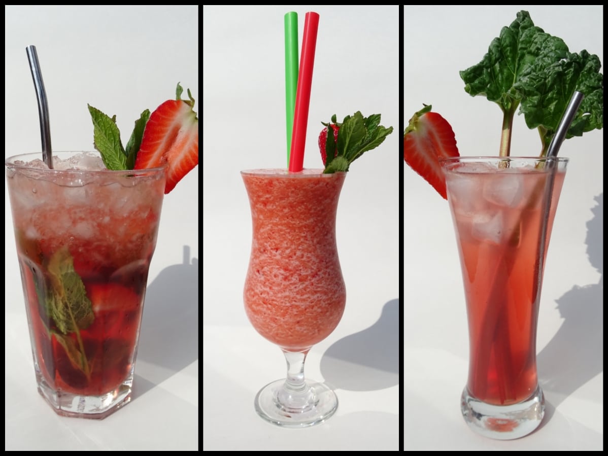 Leckere alkoholfreie Cocktails, mit Erdbeeren, fruchtig und lecker, Mocktails, Carl Tode Göttingen