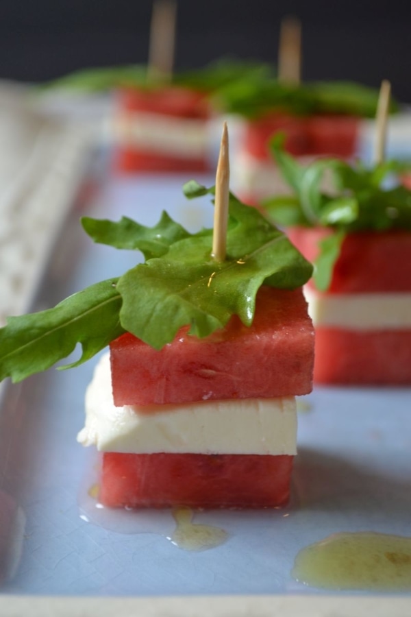 Häppchen mit Wassermelone und Feta - Carl Tode Göttingen