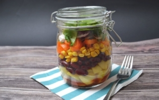 Carl Tode Göttingen, Salad in a Jar, Schichtsalat, Essen unterwegs