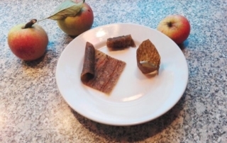 Rezept für Fruchtleder mit Apfel und Spinat, gesunder Snack, Carl Tode Göttingen