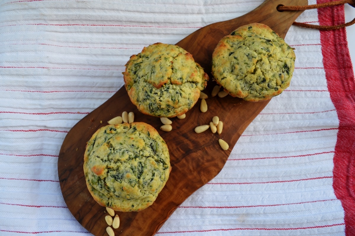 Herzhafte Muffins mit Spinat und Ricotta - Carl Tode Göttingen