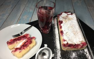 Zauberkuchen, Himbeeren, Schichten, backen, homemade, Carl Tode, Göttingen